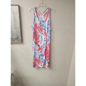 Red white blue spandex dress